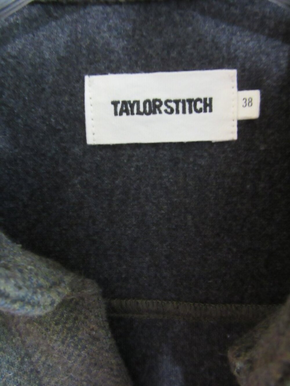Taylor Stitch Gray Organic Cotton 38 Herringbone Shirt Jacket - Picture 2 of 4